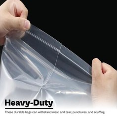 1000/PCS White Block 6″x9″ Clear Reclosable Seal Bag Plastic Zip Lock Bags 2Mil
