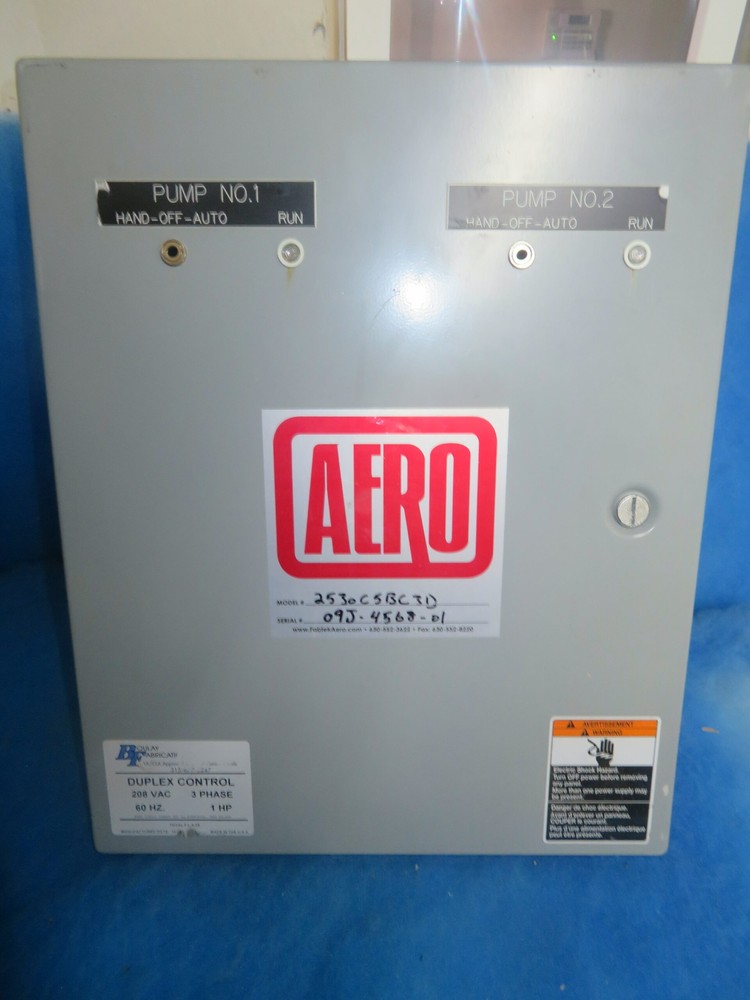 Boulay Aero 2530C5BC3D 1HP 3 Phase Duplex Control + 1 Year Warranty