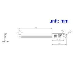 1pc 40°C / 104°F Degree Celsius N.C. 10A Ceramic Temperature Switch KSD9700 -O