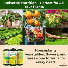 10-10-10 All Purpose Plant Food – Liquid Fertilizer with Seaweed Kelp & Iron …