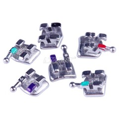 10X Dental Orthodontic Brackets Braces MIM Mini Roth MBT 022 Hooks 345