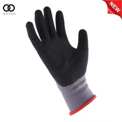 Safety Work Gloves MicroFoam Nitrile Coated Foam Gloves L-Size/12 Pairs