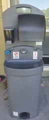 Uline Portable Hand Wash Station Gray Cabinet Assembly, Model H-8883