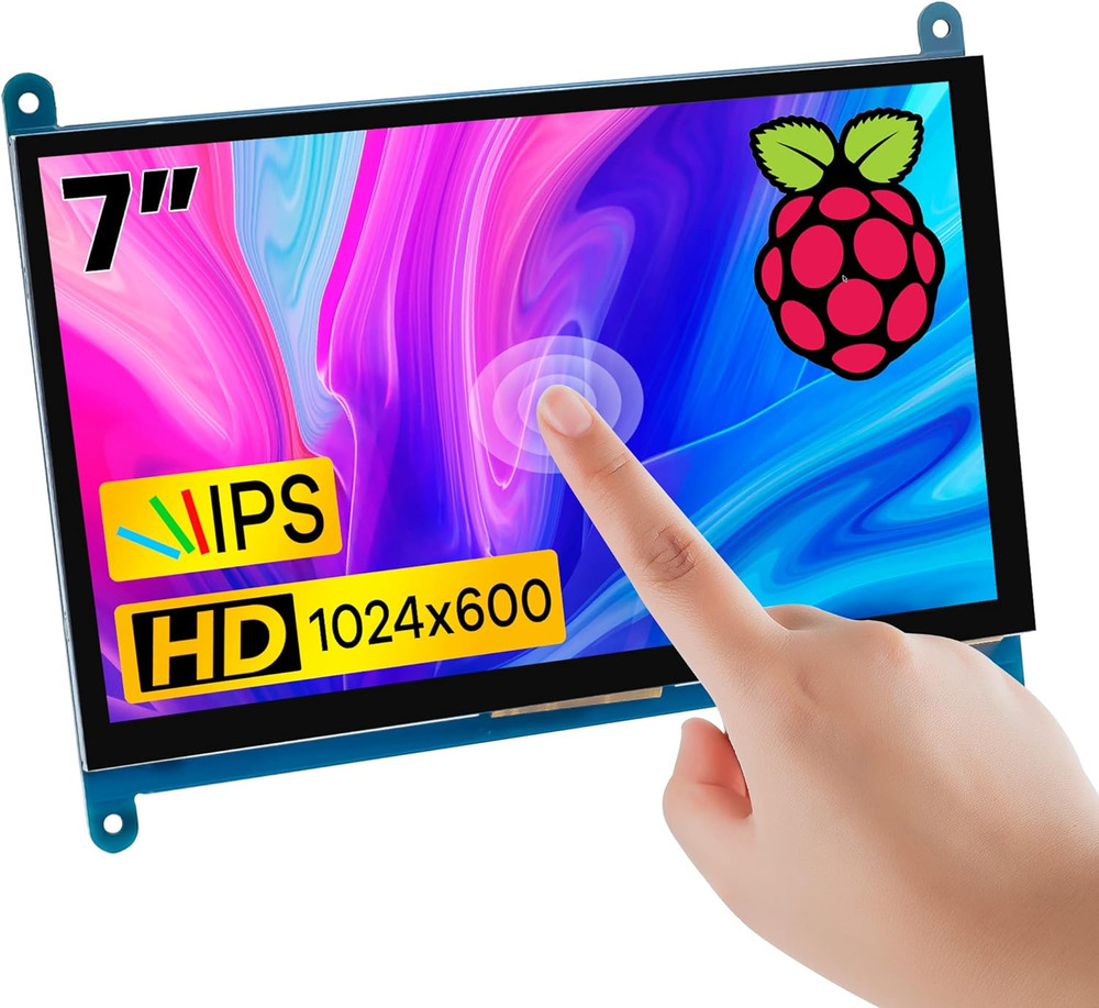 7 Inch IPS LCD Touch Screen Display Panel 1024×600 Capacitive Screen HDMI Monito