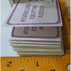 50 SMALL Protective Hygienic Liners Strips Swimwear Lingerie Eco Friendly