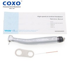 US COXO Dental Handpiece High Speed Turbine Self Power LED Shadowless 4 Hole NSK