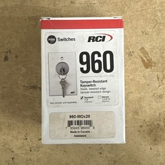 Tamper Resistant Keyswitch (RCI 960)