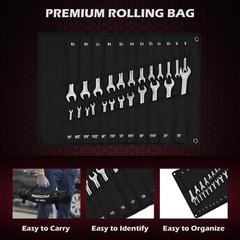 Ratchet Wrench Set Metric Standard: 24-Piece Combination Ratcheting Wrenches …