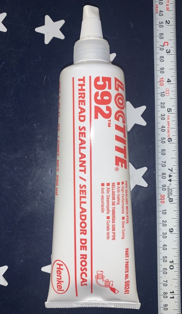 Loctite 592 Thread Sealant 250mL Pipe Sealant with PTFE 8.45 FL. OZ. 59241