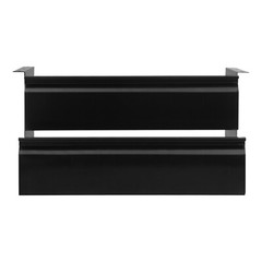 2 Layer Steel Under Desk Drawer Slide Out Dual Tier Under Desk Drawer Organizer