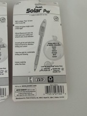 PENTEL SOLAR POP Neon PEN 27164 Fine line 0.6mm 2 packs Green Orange Pink Yellow