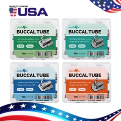 AZDENT Dental Ortho Buccal Tube with Band Bondable Roth MBT 1st 2nd Molar N-conv
