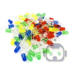 New 3mm 5mm 8mm 10mm LED Light Emitting Diodes Clear White Red Blue Green Lights