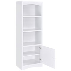 Coaster Laughlin 3-Shelf Engineered Wood Media Tower in White