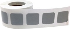 Square Shaped Stickers | 0.75″ Inch Wide | 500 Pack | Pick One Color
