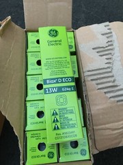 Box of 10 – GE 97597 F13DBX/841/ECO4P – 4 Pin G24q-1 Base 4100K Fluorescent Lamp