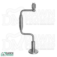 Hudson Brace Hand Drill 11″ With Improved Snap-Lock Chuck orthopedic Instruments