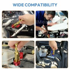 R134A R1234YF Valve Core Remover Installer Tool Kit Replace Schrader Valve Tool