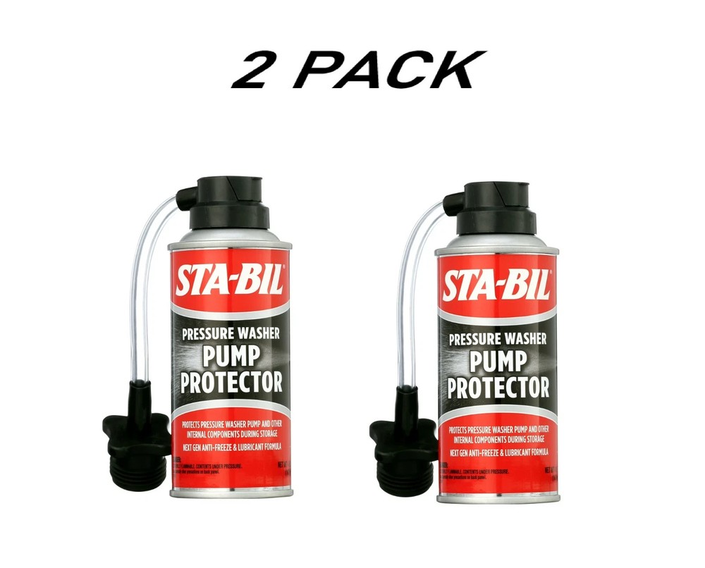 ( 2 PACK ) STA-BIL Pump Protector, Pressure Washer Pumps, Anti-Freeze 4 Oz.