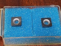 (2) Valenite Polycrystalline Square Indexable Milling Inserts SD 322 P2F VC727