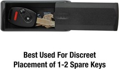 Hide A Key Master Lock Key Box  Magnetic Key Holder, 1 Pack, Black