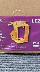 Box of 12 EZLV1-NWN, 1-Gang Orange Plastic New Work Interior Wall Electrical Box