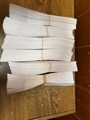 White Size 10 Envelopes Left Window 9.5 x 4 inches – 300 count – New No Box
