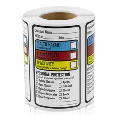 Officesmartlabels Sds Stickers/Msds Stickers 1.5 X 2.5 Inch 1200 Labels Right