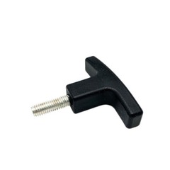 Nylon T Knob Plastic Clamping Handle with M8 M10 M12 Metal Thread Screw
