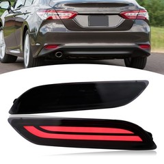 Full LED Rear Bumper Reflector Lights Compatible with 2018-2023 Toyota Camry …