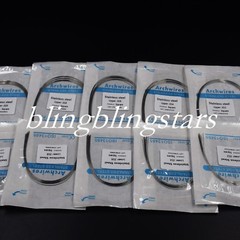 10 Packs Dental Orthodontic Stainless Steel Round Arch Wire Square/Ovoid/Natural