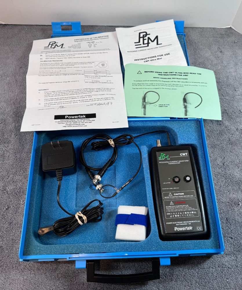 CWT PEM CWTUM 06B UM Rogowski Current Waveform Transducer 50mV/A Powertek