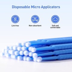 2000/5Boxes Dental Microbrush Micro Brush Applicator Tips Regular/Fine/Ultrafine