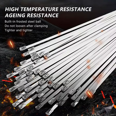 100 BLACK NYLON CABLE ZIP TIES Heavy Duty UV Resistant 4 6 8 10 12 15 18 24 & 36