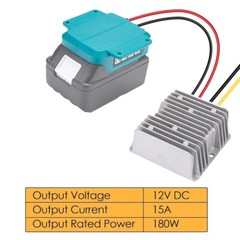 DC 18V to 12V For Makita 15A 180W Step Down Voltage Converter Battery Regulator