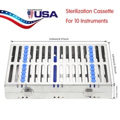 Stainless Sterilization Cassette cassette Signature 10 Instrument Capacity