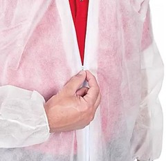 Box Of 25 Kleenguard Protective Clothing Coveralls White Hooded Booted 2XL A40