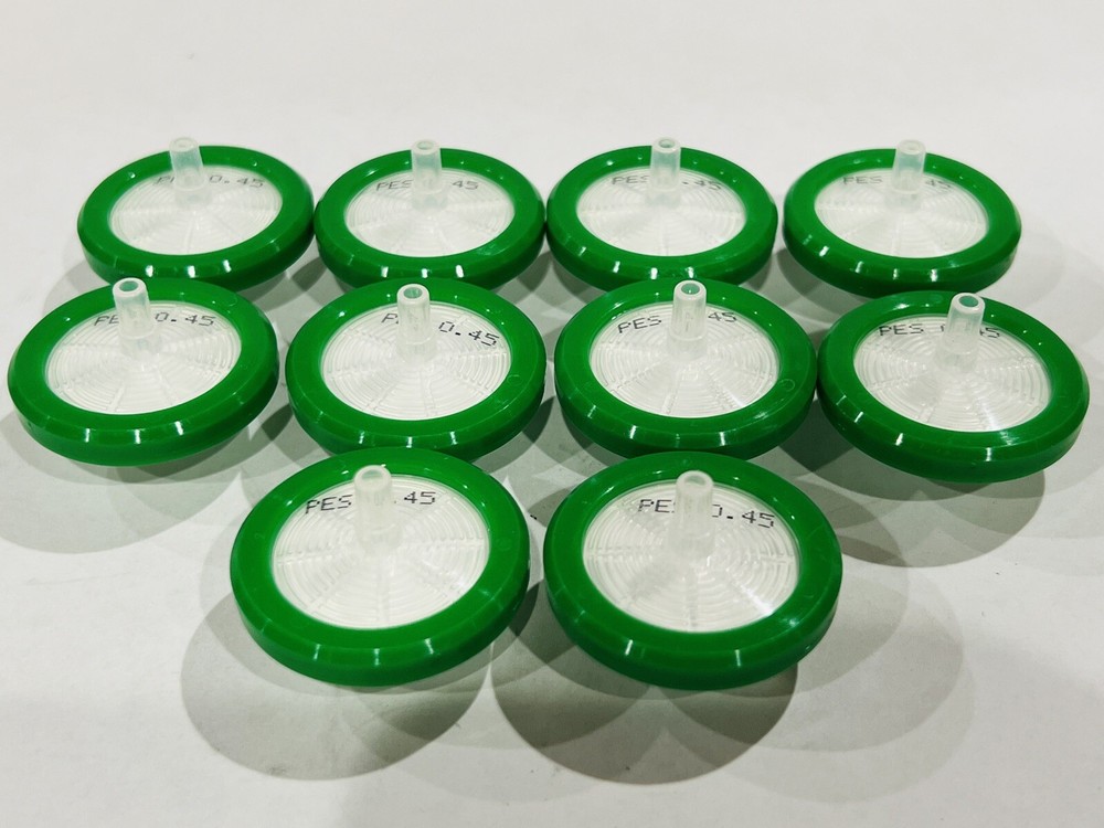 (10) Celltreat Scientific Products Syringe Filter PES .45um Pore Size 30mm Diam