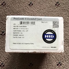 HID ProxCard II Clamshell RFID Card 1325LSSMV (Box of 100 Cards)