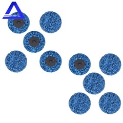 10 Pack 3″ Blue Quick Change Easy Strip & Clean Discs For Paint Rust