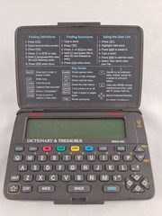Franklin Bookman MWD-440 Merriam-Webster Electronic Dictionary Thesaurus Tested