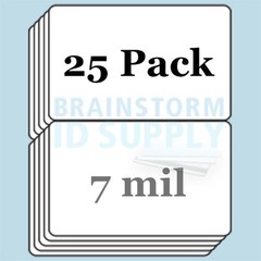 7 mil Credit Card(CR80) Size Butterfly Laminate Pouches for Teslin – 25 pack