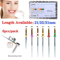 Dental Endo Endodontic Engine Rotary Files Root Canal NiTi Files 25mm 21mm 31mm