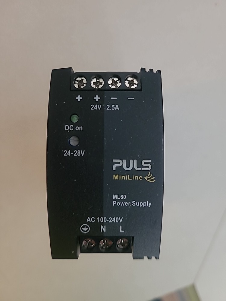PULS MINILINE ML60 12 – 15 Volt 4.5 Amp Power Supply DIN Rail Mount