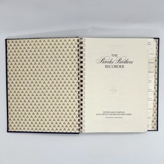 Vintage The Brooks Brothers Recorder 1978 Hardcover Organizer