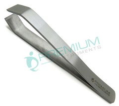 PREMIUM INSTRUMENTS Tweezers 8.5cm Straight Broad End Universal Instruments