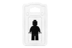 100 Clear Blister Clamshell Cases – 2.5”x1.25” with Hang Holes Secure Display