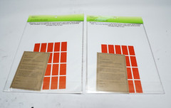 New Lot of 1648 Royal Green Rectangle Labels Clear Matte Finish 1″ x 0.375″