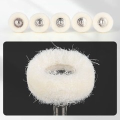 Dental Polishing Brush Wheels Goat Hair/Felt/Cotton Contra Angle RA Latch Type