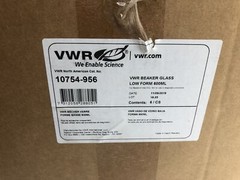 (QTY.36) VWR 10754-956 600mL LOW FORM GLASS BEAKER 6 CASES/6 PER CASE
